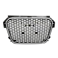 Nouveau A1 S1 RS1 pare-chocs avant calandre noire brillante ABS RS1 Look calandre cellulaire avant de voiture pour Audi A1 S1 2011 2012 2013 2014 2015