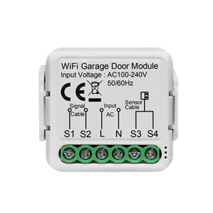 Controller per Apriporta Garage <span class=keywords><strong>Smart</strong></span> WiFi Tuya con Controllo tramite <span class=keywords><strong>App</strong></span> e Vocale, Compatibile con Alexa e Google Home Max. Corrente 10A <span class=keywords><strong>Smart</strong></span> Life - Product Image 1