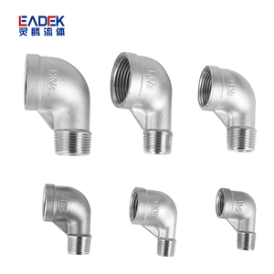 Chất lượng cao công nghiệp nam nữ chủ đề <span class=keywords><strong>SS304</strong></span> SS316 90 độ giảm đường phố khuỷu tay - Product Image 6