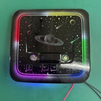 Lampe de plafond LED RGB 64 couleurs Symphony avec haut-parleur et lumière d'ambiance pour lecture