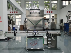 Machine à emballer et remplir les sachets de poudre de lait en poudre de farine de maïs de lessive à plusieurs voies - Product Image 6