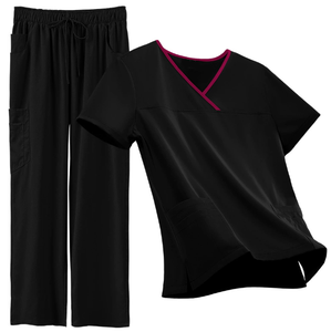 Traje <span class=keywords><strong>de</strong></span> fregado médico ligero Uniforme lavable estirable transpirable para uso en clínica <span class=keywords><strong>de</strong></span> médico y enfermera - Product Image 4