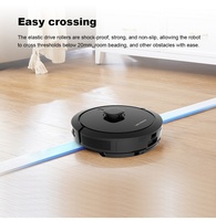 Robot aspirateur laveur OEM G7, double anti-collision, minuterie 2-8h, recharge automatique, robot domestique ultra-plat 96mm de hauteur