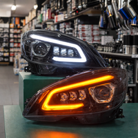 Accessoires de voiture pour Mercedes Benz Classe C W204 Phares 2007 2011 Mise à niveau des phares LED Phares avant C200