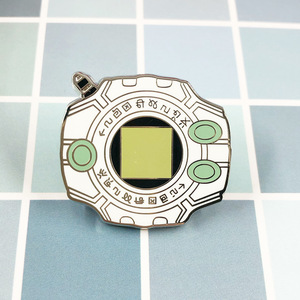 Broches de Aleación Pulida Cloisonné de Alta Calidad de 3 cm para los Fans del Anime <span class=keywords><strong>Digimon</strong></span> como Regalo - Product Image 4