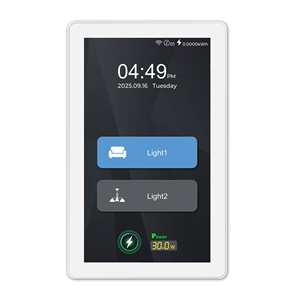 Interrupteur intelligent <span class=keywords><strong>Tuya</strong></span> WiFi Zigbee LCD 30W PD USB-C à charge rapide, interrupteur mural tactile, commande vocale Alexa Google Assistant - Product Image 5