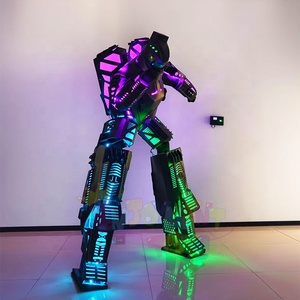 <span class=keywords><strong>Mech</strong></span> linh vật ánh sáng Robot ma thuật màu phù hợp với cơ khí không khí đạo cụ quần áo Thanh KTV sân khấu hiển thị quần áo siêu dễ cháy - Product Image 6