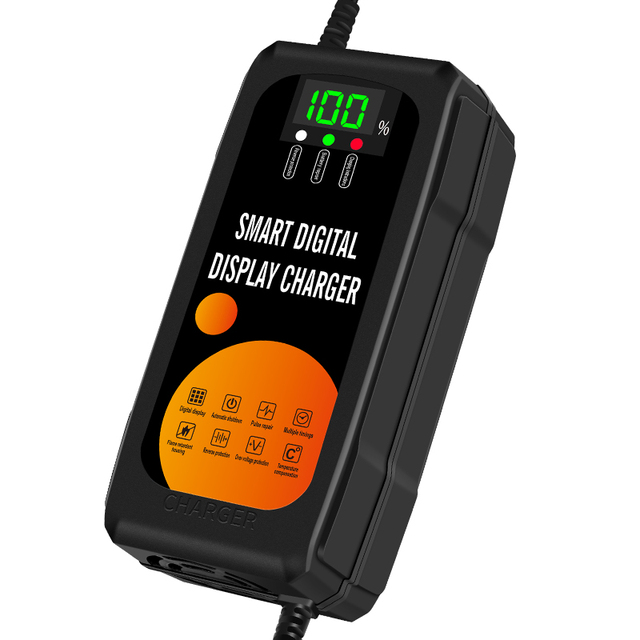 Electric Scooter Charger 72V20AH48V60V20AH Intelligent Charger WITH SCREEN to SHOW PERCENTAGE for Lead Acid or Lithium Battery