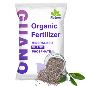 Chine Rutom usine OEM mer oiseau Guano Phosphate engrais organique granulaire pour l'agriculture modification acide sol nutritif jardin