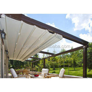Toldo plegable eléctrico Toma, equipo de sombreado de girasol con marco de aleación de aluminio y toldo de sombra de vela acrílica - Product Image 4