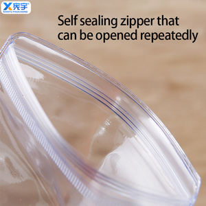 Custodia per gioielli in PVC in PVC trasparente con chiusura a Zip borse per collana anello Anti-ossidazione confezione <span class=keywords><strong>foto</strong></span> PVC custodia - Product Image 6