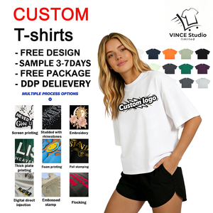 Classic Durable Cotton Men's T-shirts Lightweight Premium Heavyweight Mens <b>Tshirts</b> High Quality Crew Neck Plain T Shirt - Product Image 2