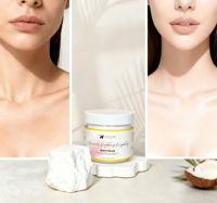 Crème Visage Personnalisable à Marque Privée Or Pur 24 carats Lumineuse, Lisse, Éclaircissante au Curcuma et à l'Acide Kojique