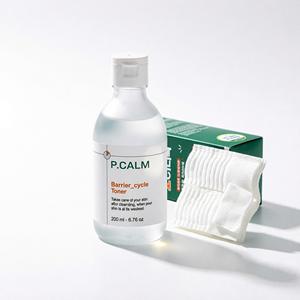 Tónico Facial P.CALM Barrier Cycle 200 ml con Discos de Algodón para Todo Tipo de Piel - Product Image 1