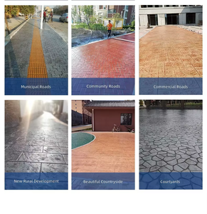 Stampo <span class=keywords><strong>in</strong></span> Poliuretano per Calcestruzzo Decorativo, Tappeto Texturizzato per Pavimentazione, per Patio, Vialetti e Passaggi Pedonali - Product Image 5