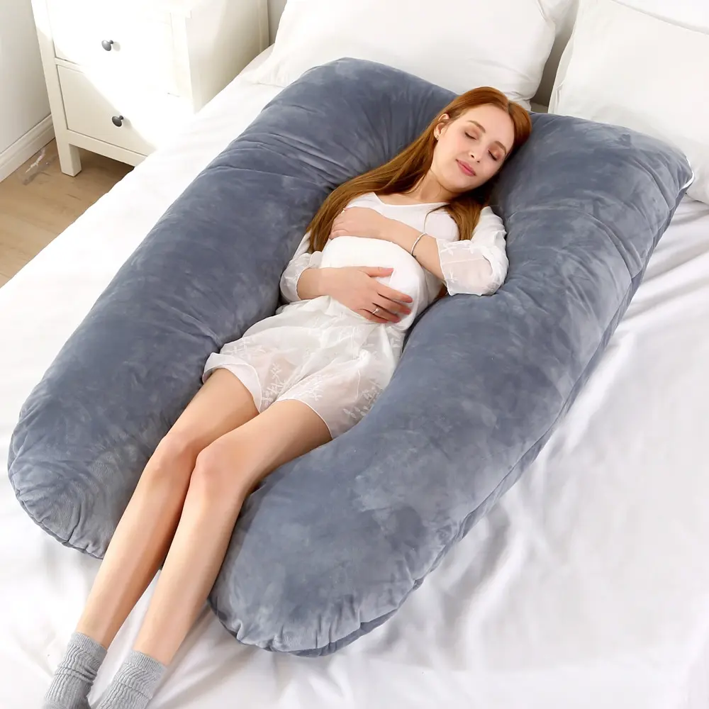 Hot Selling Good Quality China Wholesale Maternity Pregnancy Multifunction U-Shape Pillow