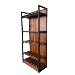 رفوف المعدات الحديثة رفوف الجندول عرض المعادن متجر بقالة رفوف السوبر ماركت الخشبية - Product Image 6