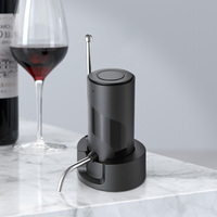 Sinowin Distributeur D'alcool Pompe Verseur Whisky Décanteur Automatique Électrique Aérateur De Vin Avec Base