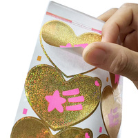 Autocollants personnalisés en papier couché imperméable à l'eau, prédécoupés, avec impression de logo, étiquettes inviolables pour emballage de jouets sur mesure