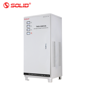 Servo estabilizador de tensão, servo tipo sólido de alta potência 50kva 3 fases 380v 440v avr automático para máquina de solda