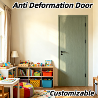 Charnière à emboîtement sans perçage pour porte intérieure en PVC, bande anti-rayures en PU insonorisante, pour hôtel, appartement, chambre d'hôtes, projet personnalisé