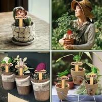 Lot de 15 étiquettes de jardin amusantes, étiquettes de plantes en bois imperméables pour une utilisation en extérieur, parfaites pour les légumes, les semis, adorables étiquettes de plantes