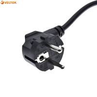 Câbles d'alimentation Schuko vers IEC309 316C6, 16 ampères, IP44, câble H05VV-F 1,5 mm, prise 316P6 pour se brancher sur une prise Euro CEE7/3
