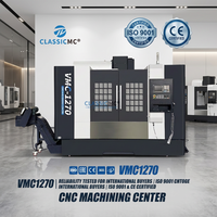 Centre d'usinage vertical CNC VMC1270 robuste, table 1300x700mm, broche BT40 11KW 8000 tr/min, magazine à 24 outils