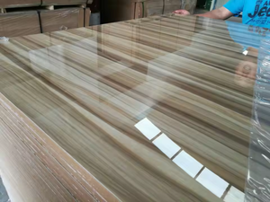 لوح ميلامين بتصميم عصري مقاس 4×8 بسطح لامع عالي اللمعان، من الألياف الخشبية E1 مقاوم للرطوبة لتزيين الأثاث الداخلي - Product Image 5