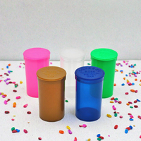 Bouteilles de médicaments en plastique PP résistantes aux enfants, personnalisées, 6, 13, 19, 30, 60, 90, 120 Dram, contenants blancs à ouverture facile