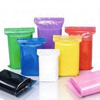 Sacs en plastique refermables écologiques personnalisés, petits, étanches et réutilisables, transparents, pour bijoux et boucles d'oreilles