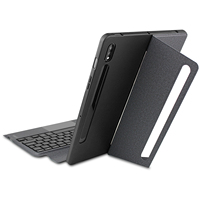 Casing Keyboard Nirkabel BT Touchpad 2-in-1 untuk Samsung Galaxy Tab S6 Lite 10.4 inci dengan Slot Pena