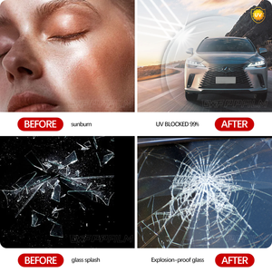 Venta al por mayor Nano Carbon Car <span class=keywords><strong>Front</strong></span> <span class=keywords><strong>Window</strong></span> Film Aislamiento Térmico Antirrobo Bloqueador Solar Papel Con Hilo <span class=keywords><strong>Window</strong></span> <span class=keywords><strong>Tint</strong></span> Film12mil - Product Image 5