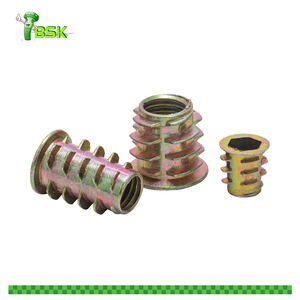 Écrou d'insertion de vis en alliage de zinc M4 M5 M6 M8 M10 personnalisé Inserts filetés en alliage de zinc pour <span class=keywords><strong>meubles</strong></span> Écrou pour armoire en bois - Product Image 3