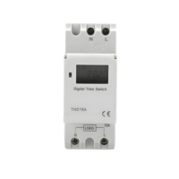 THC15A Pengatur Waktu Elektronik Tipe Langsung Pengontrol Waktu Digital yang Dapat Diprogram untuk Kontrol Daya Otomatis