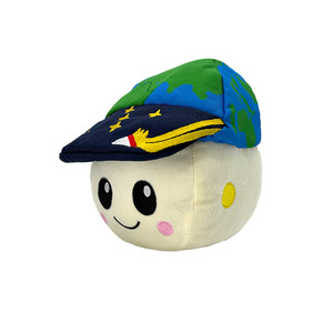 Artemis Ii Rise Plush Toy <b>Pillow</b> Earth Hat Design For Kids 2 To 4 Years Unisex <b>Soft</b> PP Cotton Fill - Product Image 3