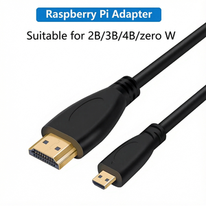 Cable HDMI a Micro HDMI 3D 1080P Macho a Macho HD a Micro HD Audio Video para Raspberry <span class=keywords><strong>Pi</strong></span> Cámara Digital Teléfono Celular TV HD - Product Image 1
