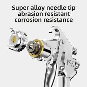 Pistola de Pulverización Neumática para Pintura Automotriz OEM Taiwan <span class=keywords><strong>Sunair</strong></span> W71/W77/W101 con Alta Atomización y Diseño de Tanque Superior e Inferior, Alimentación por Presión - Product Image 3