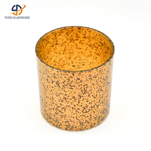 Portacandele in Vetro da 300ml di Alta Qualità con Gradazione di Colore Fatto a Mano per Decorazioni Domestiche, Matrimoni e Natale - Product Image 3