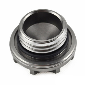 Bouchon d'huile en aluminium Auso-Racing 42 mm, adaptable universellement aux pièces de moteur Subaru, Nissan, Mitsubishi - Product Image 2