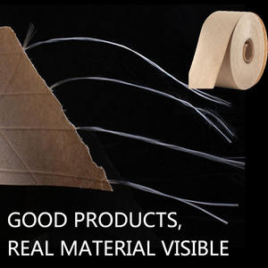 Cinta adhesiva húmeda engomada personalizada, sellado de embalaje reforzado, papel Kraft grabable, cinta de envío de marca con logotipo - Product Image 2