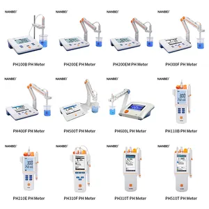 Lab-medidor de ph tds/ec/ph/salinidad/temperatura digital en línea, probador ec con conexión de pc