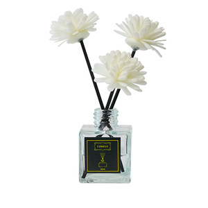 Yuhuan Square <b>Reed</b> <b>Diffuser</b> 50ml Natural Fragrance Home Air Freshener - Product Image 3