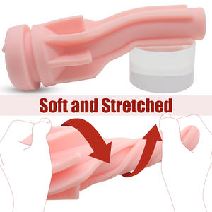 Sıcak satış manuel erkek mastürbasyon erkek silikon Masturbator fincan vibratör cep kedi adam mastürbasyon için seks oyuncak - Product Image 6