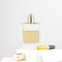 Mini flacons de parfum en verre de 2 ml avec vaporisateur, petits flacons de parfum de voyage de 3 ml