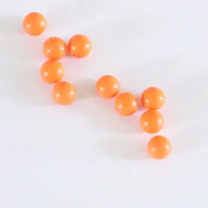 Orange PP POM PA PTFE 1.4mm 1.5mm 1.5785mm Precision Plastic Ball