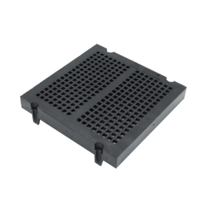 Paneles de cribado de caucho con inserciones de malla tejida acanalada, rejilla plana con marco de cuña, alta elasticidad y propiedad antiobstrucción - Product Image 1
