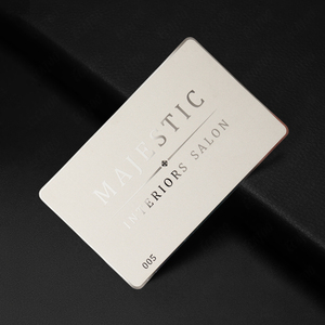 Nouvel Arrivage Cadeau d'Affaires Carte Métallique en Acier Inoxydable Matériel pour Carte de Crédit Carte de Membre Vierge en Métal avec Puce - Product Image 6