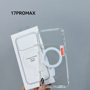 Funda de teléfono magnética transparente de rango medio para iPhone 17 Pro <span class=keywords><strong>Max</strong></span> con caja de embalaje cargador inalámbrico funda transparente para Apple 17 <span class=keywords><strong>air</strong></span> - Product Image 4