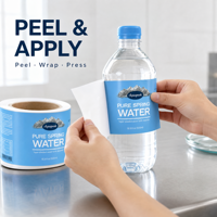 Autocollants en vinyle adhésif imperméables personnalisés pour chaussures et vêtements avec impression sérigraphique Modèle ENSP06 Guangdong